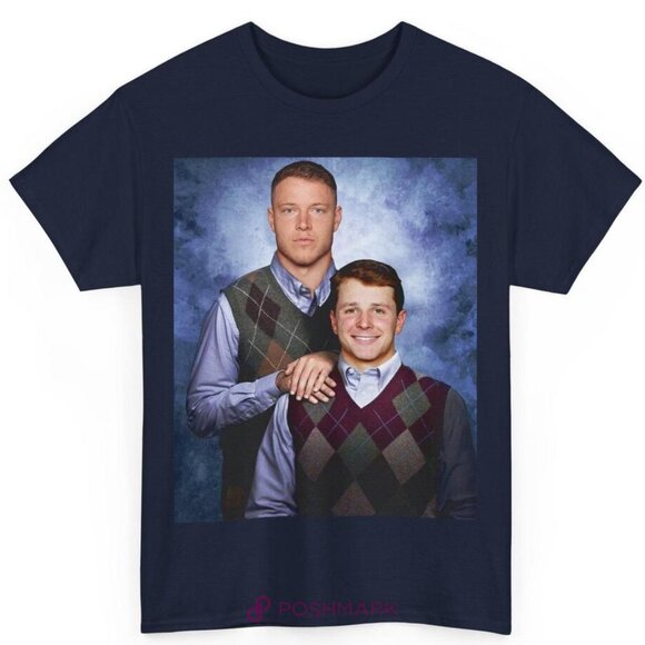 Brock Purdy Christian McCaffrey Step Brothers San sweatshirt shirt retro - Picture 1 of 2